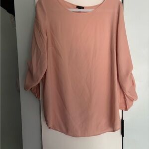 Ann Taylor Soft Peach Blouse